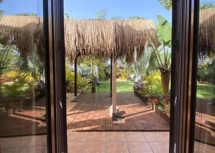 House Near Conil With A Tropical Garden And Pool